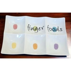 Fitz and Floyd FINGER FOODS SNACK TRAY